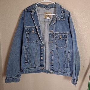 Classic Blue Denim Jacket Mens Sz Small